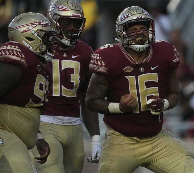 FSU defensive tackle Cory Durden (16).